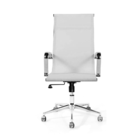 Cadeira Escritório Presidente Esteirinha Eames Tela Branca