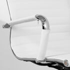 Cadeira Escritório Presidente Esteirinha Rodízio Relax Corino