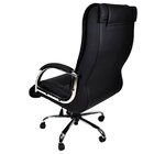 Cadeira Escritório Presidente Estofada Corino Ferrari Preto