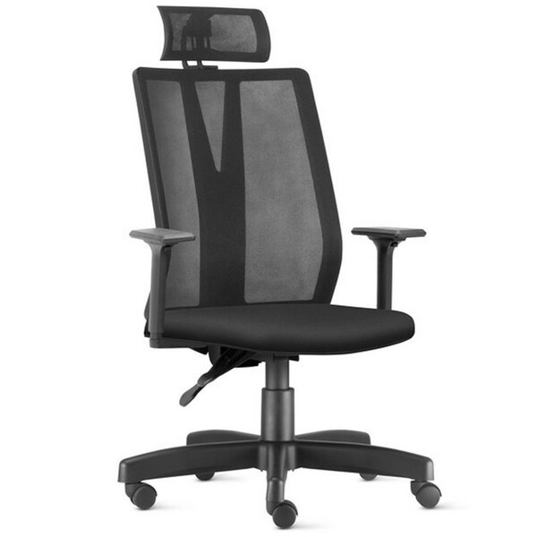 Cadeira Escritório Presidente Executiva Giratória Apoio De Ca