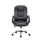 Cadeira Escritório Presidente Giratória Estofada Corino Melbo