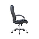 Cadeira Escritório Presidente Giratória Estofada Corino Melbo