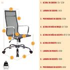 Cadeira Escritorio Presidente Giratoria Firenze Regulagem De