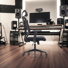 Cadeira Escritório Presidente King Em Tela - Preta - 8 Cadeir