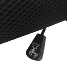 Cadeira Escritório Presidente Mesh E Couro Sintético E Tecido