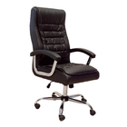 Cadeira Escritório Presidente Mola Luxo Monique Relax Mle Pre