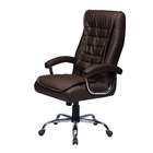 Cadeira Escritório Presidente Munique Marrom 4648 - Mola Ensa