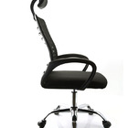 Cadeira Escritório Secretária Ergonômica Tela Mesh Preta Conf