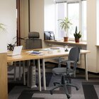 Cadeira Escritório Secretária Giratória Com Braço Regulável E