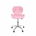 Cadeira Escritório Slim Vegas Base Giratória Estofada Rosa Qu