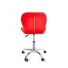 Cadeira Escritório Slim Vegas Base Giratória Estofada Vermelho