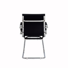 Cadeira Escritório Stripes Fixa PU Preta