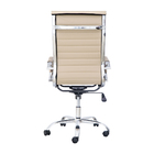 Cadeira Escritório Stripes Presidente Pu Nude Base Giratória