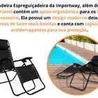 Cadeira Espreguiçadeira 21 Posições