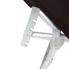 Cadeira Espreguiçadeira Alumínio Preta Mor