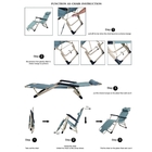 Cadeira Espreguicadeira De Praia Piscina Poltrona Reclinável