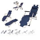 Cadeira Espreguicadeira De Praia Piscina Poltrona Reclinável