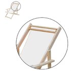 Cadeira Espreguiçadeira Dobrável Madeira Maciça Natural Verde