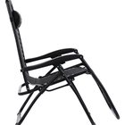 Cadeira Espreguiçadeira Gravidade Zero Praia Piscina Preta