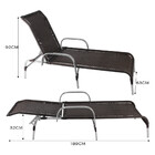 Cadeira Espreguiçadeira Havaí Reclinável Alumínio e Fibra Sin