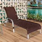 Cadeira Espreguiçadeira Havaí Reclinável Alumínio E Fita Náut