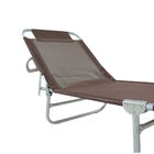 Cadeira Espreguicadeira Marrom Bel