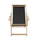 Cadeira Espreguiçadeira Preguiçosa Dobrável Com Braço Madeira