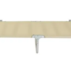 Cadeira Espreguiçadeira Textilene Alumínio Bege