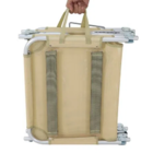 Cadeira Espreguiçadeira Textilene Alumínio Bege