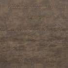 Cadeira Esteirinha Baixa Cromada Retrô Castanho Base De Rodíz