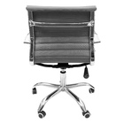 Cadeira Esteirinha Presidente Baixa Com Rodinhas - Cinza