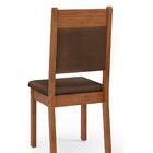 Cadeira Estofada 2 Unidades Freijó Veludo Moca Bebin Shop