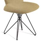 Cadeira Estofada Base Em Aço F45x2 Dmobiliario