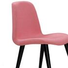 Cadeira Estofada Base Madeira F89 Dmobiliario