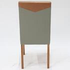 Cadeira Estofada Canela Pes Madeira Amendoa Nacc