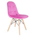 Cadeira Estofada Charles Eames Eiffel Botonê Com Assento De V