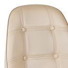 Cadeira Estofada Charles Eames Eiffel Botonê Com Pés De Metal