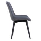 Cadeira Estofada Chicago - Cinza