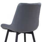 Cadeira Estofada Chicago - Cinza