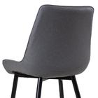 Cadeira Estofada Chicago - Cinza Vintage