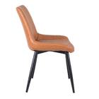 Cadeira Estofada Chicago - Marrom Caramelo