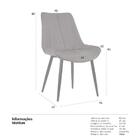 Cadeira Estofada Chicago - Marrom Vintage