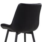 Cadeira Estofada Chicago - Preto