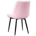 Cadeira Estofada Chicago - Rosa Claro