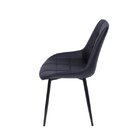 Cadeira Estofada Dana  Preto