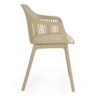 Cadeira Estofada De Jantar Marcela - Nude