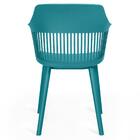 Cadeira Estofada De Jantar Marcela - Turquesa