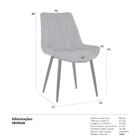 Cadeira Estofada Design Industrial Chicago