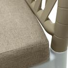 Cadeira Estofada Design Riva Em Polipropileno - Branco/nude