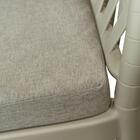 Cadeira Estofada Design Riva Em Polipropileno - Nude